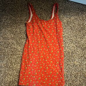 Forever 21 Red Floral Mini Dress